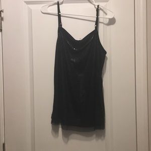 Black sequin Michael Stars shirt